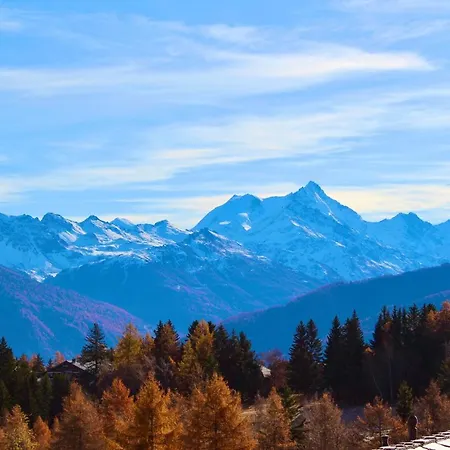 Hautes Roches - Magnifique Vue Sur La Montagne Crans-Montana Exterior photo