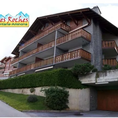Hautes Roches - Magnifique Vue Sur La Montagne Crans-Montana Exterior photo